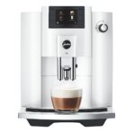 machine à café jura E6 piano white